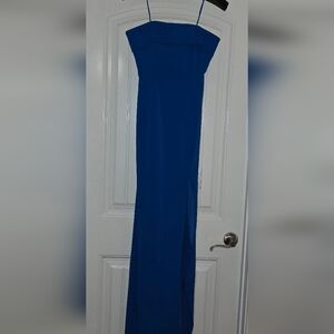 Jay Godfrey Cobalt Blue Strapless Dress